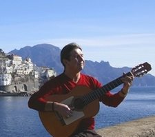 Image of Bob, the Spanish Guitarist, playing beautiful music