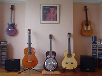 Image of guitars for guitar lessons